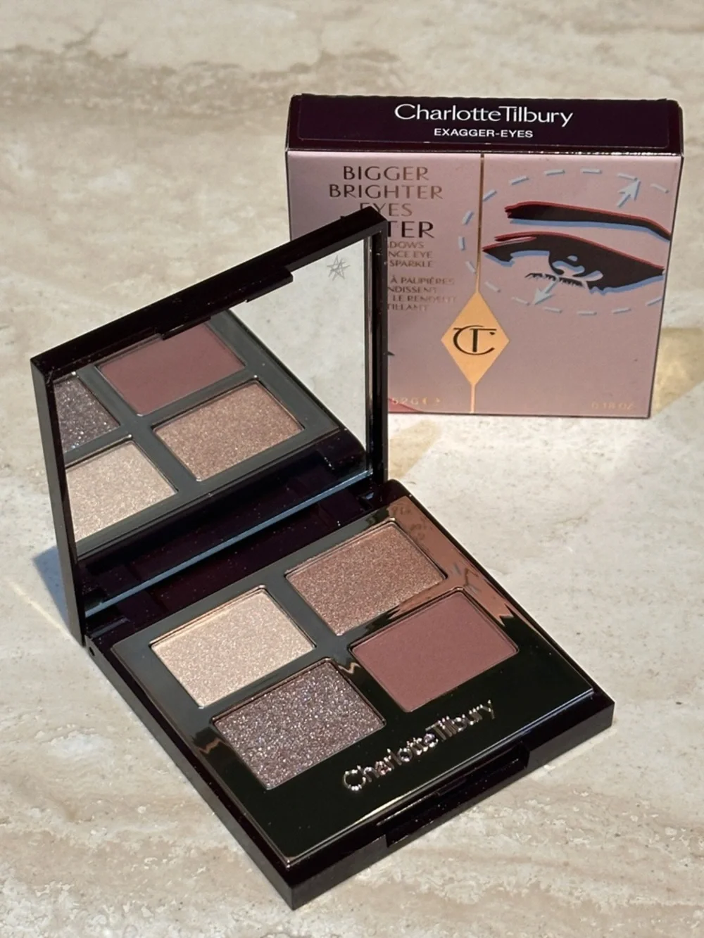 Charlotte Tilbury Bigger Brighter Eyes Filter Eye Shadow Exagger-Eyes